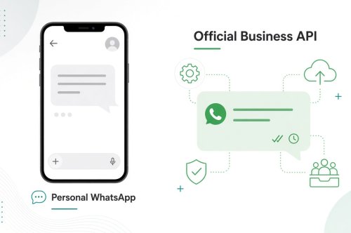 Personal WhatsApp vs Official WhatsApp Business API for Indian Businesses (2026 Guide)