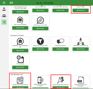 Digi Soft All in 1 Bulk WhatsApp & Database Extractor Software