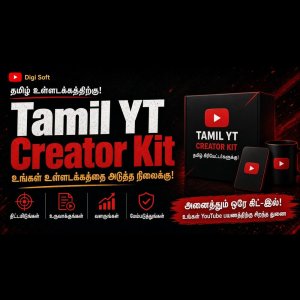 Tamil YouTube Creator AI Kit — Thumbnails + SEO Prompts | Digi Soft