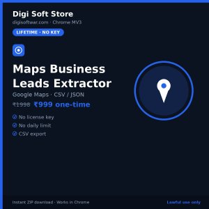 Digi Soft Maps Business Leads Extractor (Chrome)