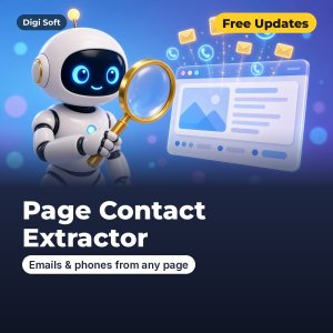 Digi Soft Page Contact Extractor (Chrome)