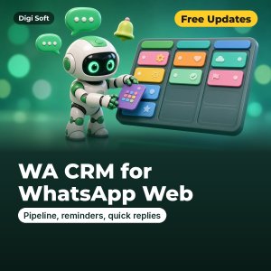 Digi Soft WA CRM for WhatsApp Web (Chrome)