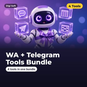 Digi Soft WA + Telegram Chrome Tools Bundle (Lifetime)