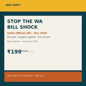 WA India Cost Survival Kit (Oct 2026) — Digi Soft
