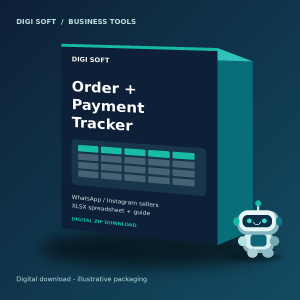 WhatsApp / Instagram Order + Payment Tracker